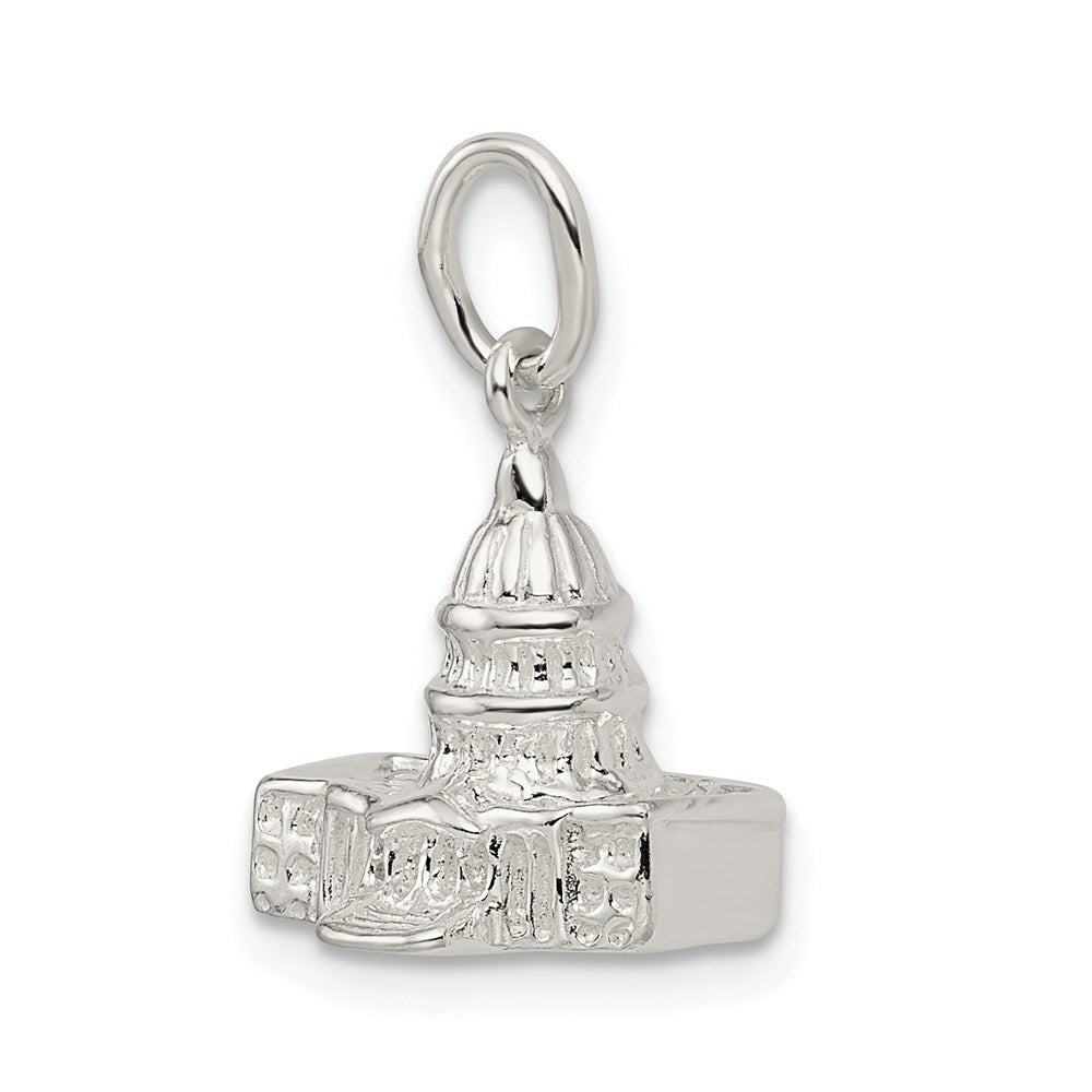 Sterlingsilber Capitol Building Charm