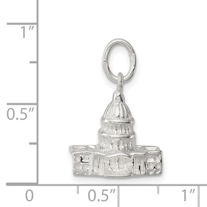 Sterlingsilber Capitol Building Charm