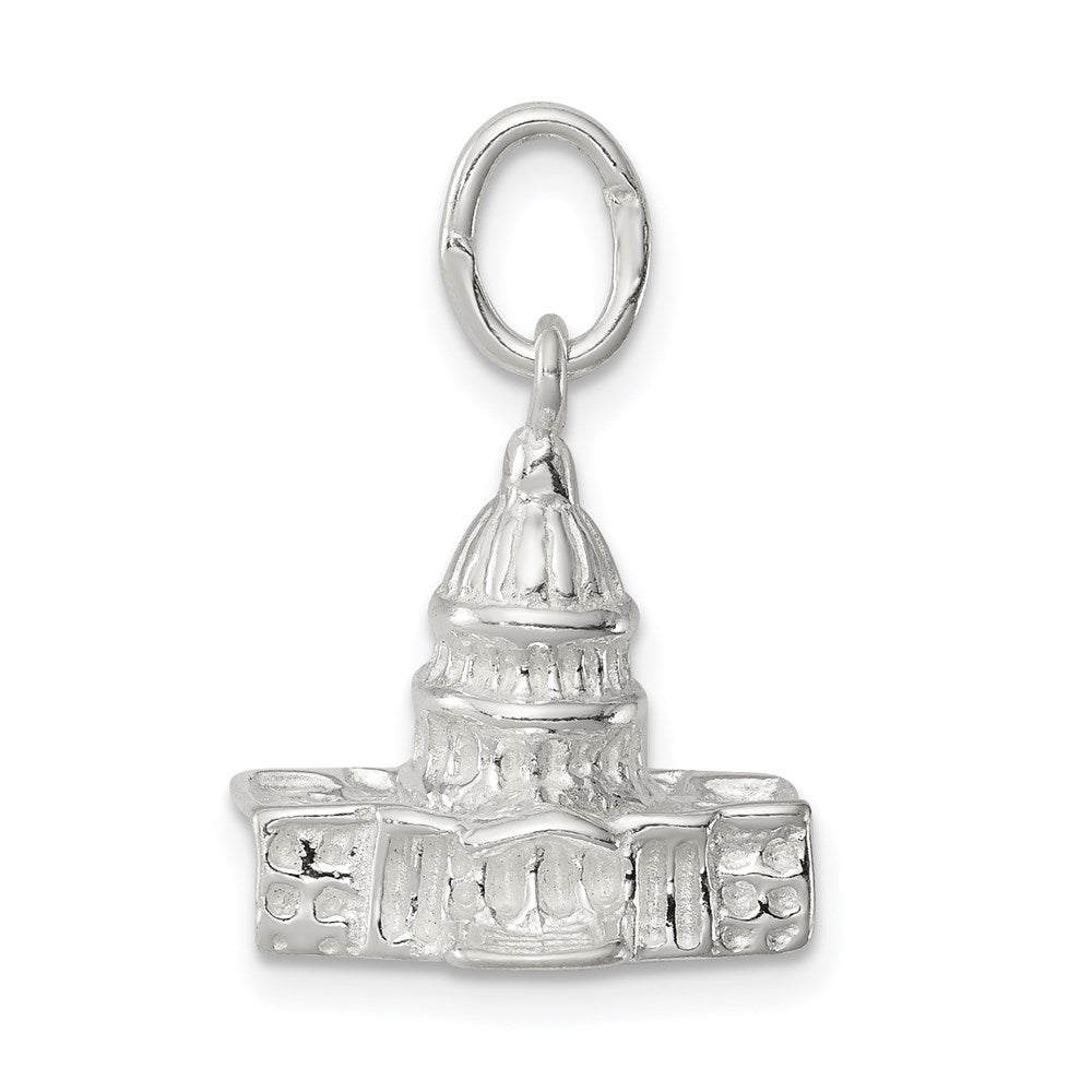 Sterlingsilber Capitol Building Charm