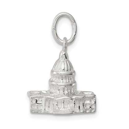 Sterlingsilber Capitol Building Charm