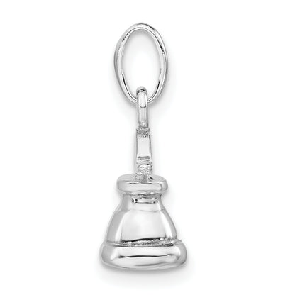Sterlingsilber 3-d Poliert Liberty Bell Charm