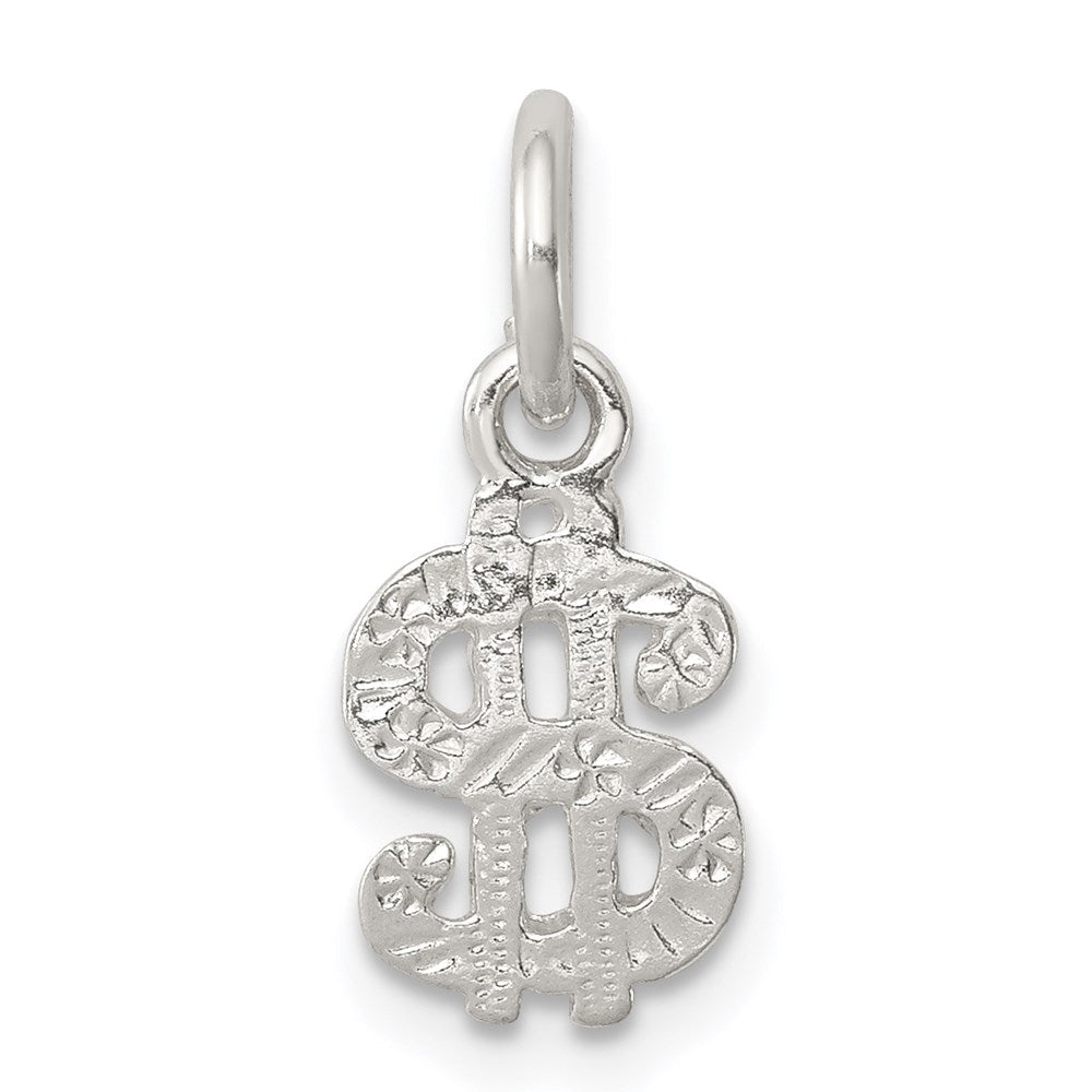 Sterlingsilber Dollar Zeichen Charm