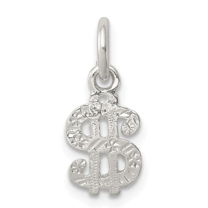 Sterlingsilber Dollar Zeichen Charm