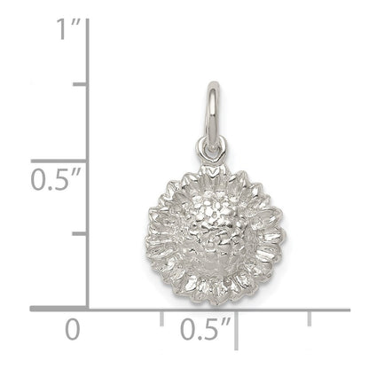 Sterlingsilber Sonnenblume Charm