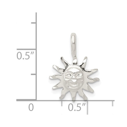 Sterlingsilber Sonne Charm