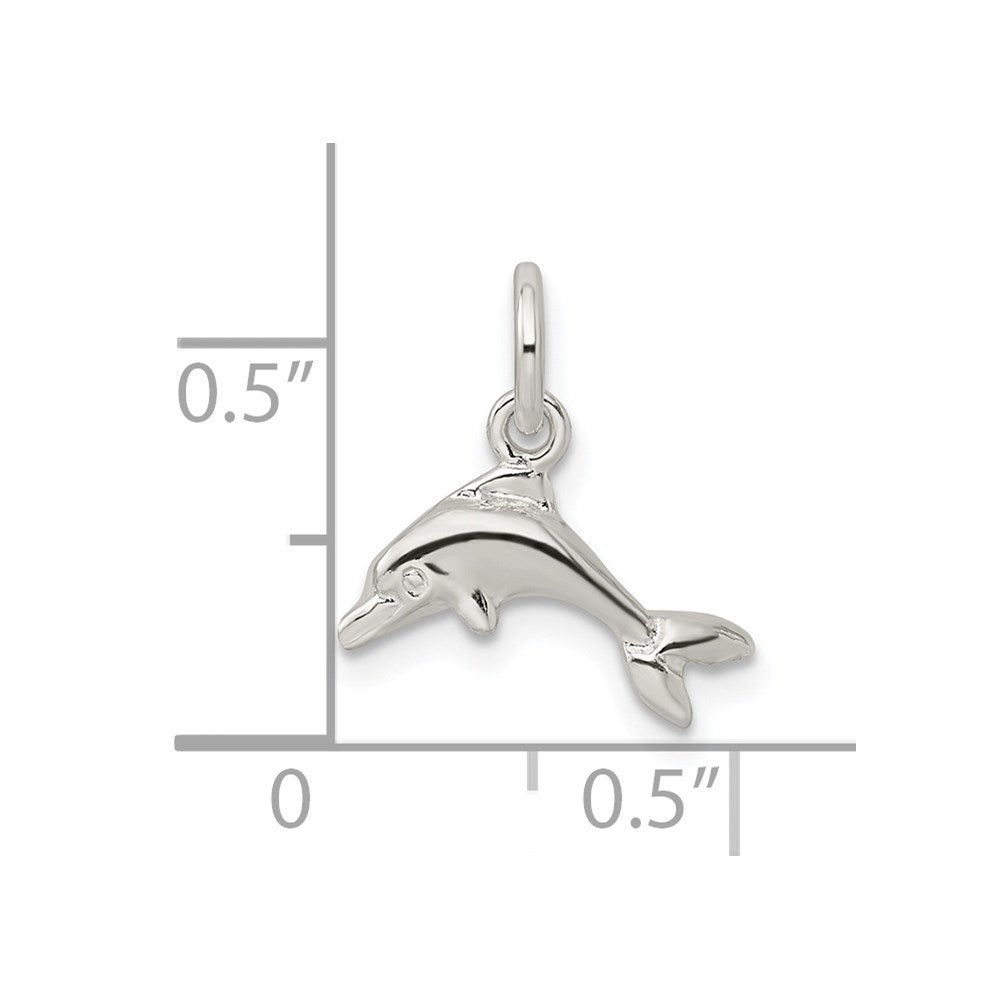 Sterlingsilber Delfin Charm