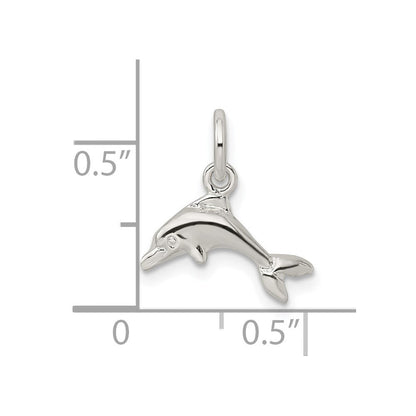 Sterlingsilber Delfin Charm
