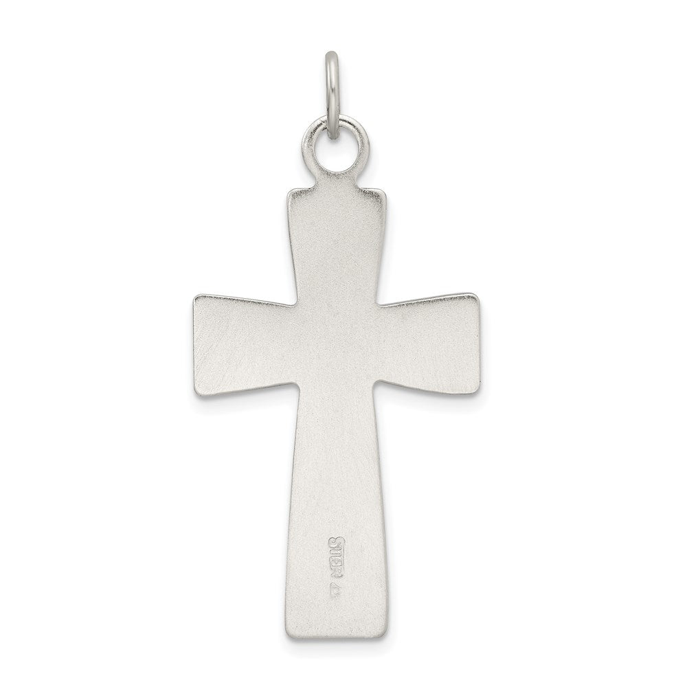 Sterlingsilber Lateinisch Kreuz Anhänger