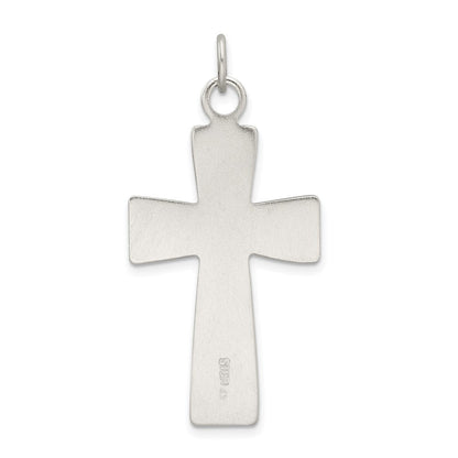 Sterlingsilber Lateinisch Kreuz Anhänger