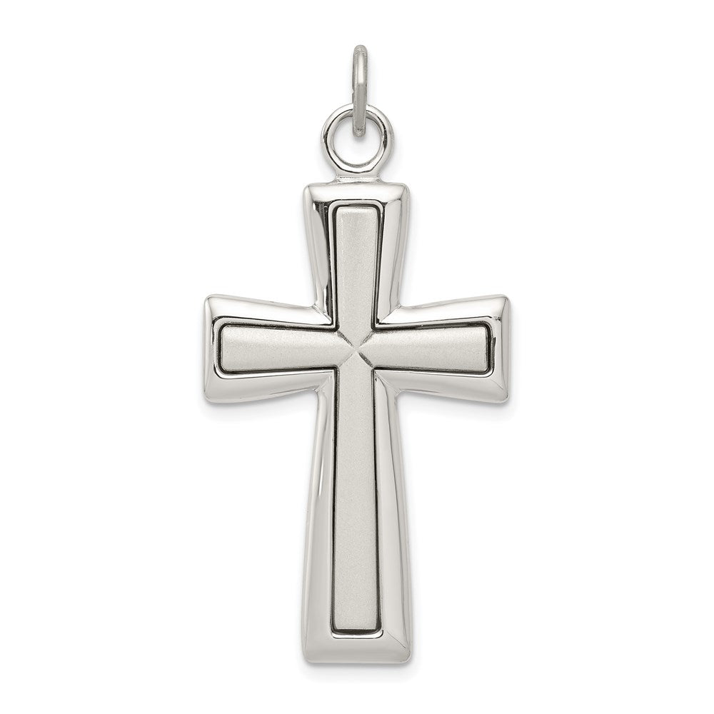 Sterlingsilber Lateinisch Kreuz Anhänger