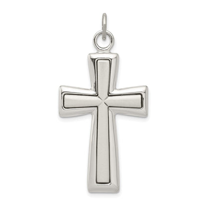Sterlingsilber Lateinisch Kreuz Anhänger