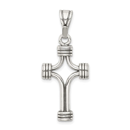 Sterlingsilber Antikisiert Kreuz Anhänger