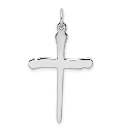 Sterlingsilber Rhodiniert & Vermeil Nail Kreuz Anhänger