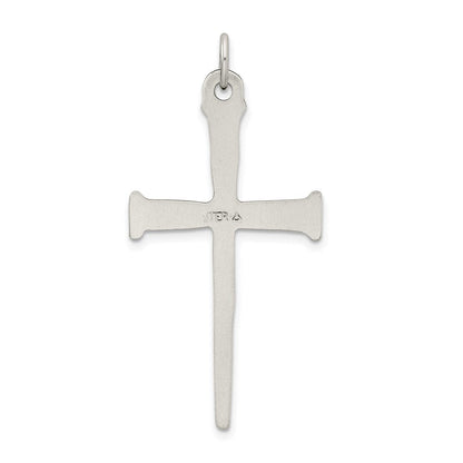 Sterlingsilber Antikisiert Nail Kreuz Anhänger