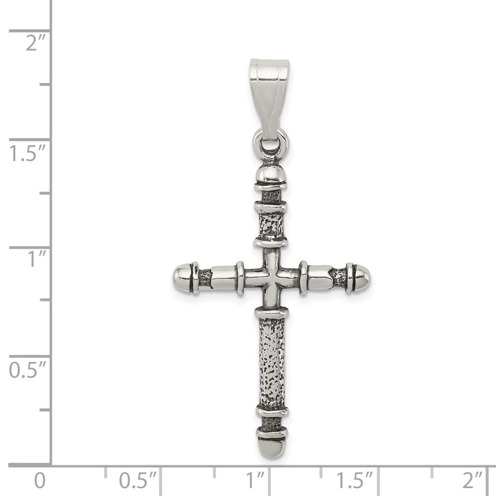 Sterlingsilber Antikisiert Kreuz Anhänger
