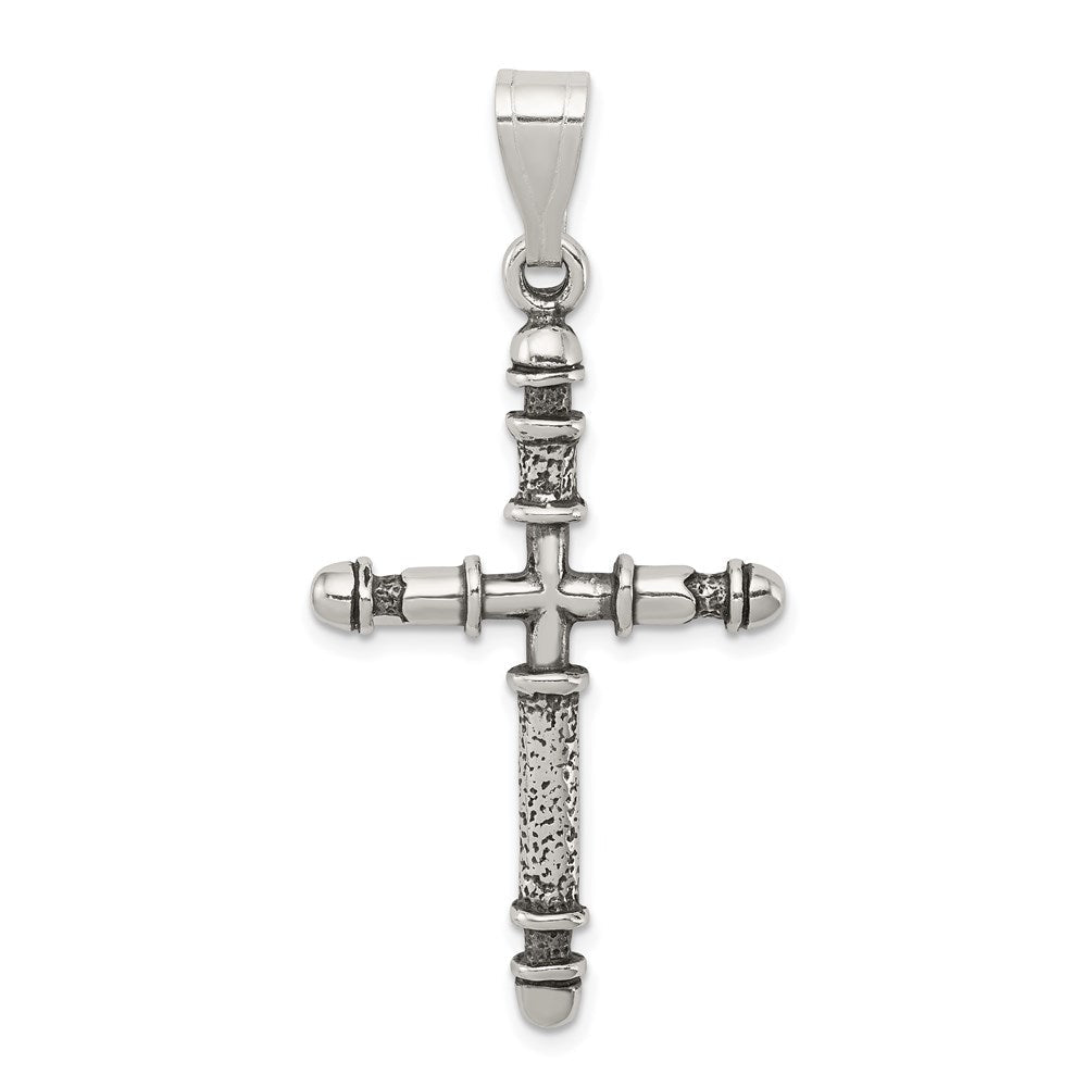Sterlingsilber Antikisiert Kreuz Anhänger