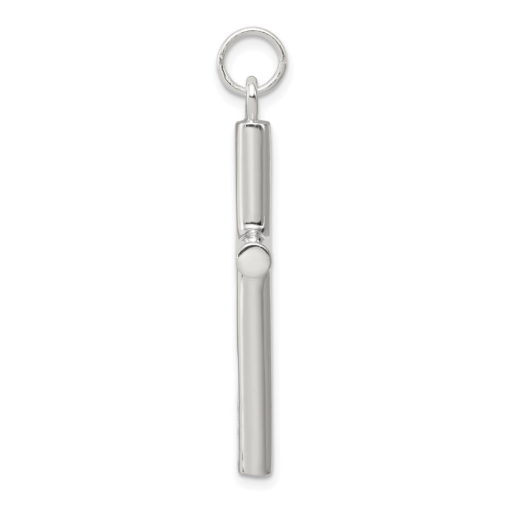 Sterlingsilber Lateinisch Kreuz Anhänger