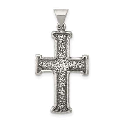Sterlingsilber Antikisiert Kreuz Anhänger