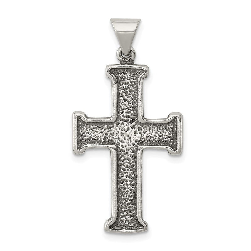 Sterlingsilber Antikisiert Kreuz Anhänger