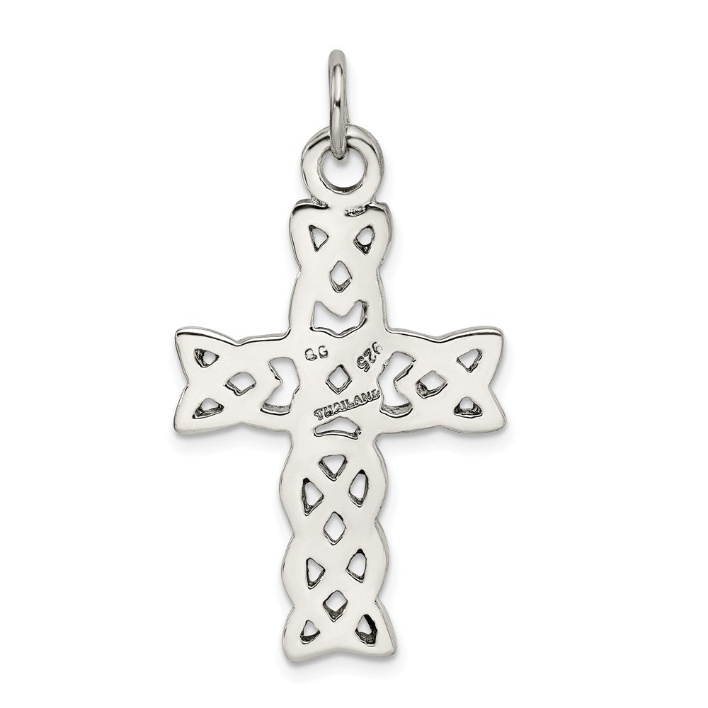 Sterlingsilber Antikisiert Keltisch Kreuz Anhänger