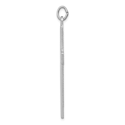Sterlingsilber Rhodiniert Kreuz Lord Gebet Anhänger