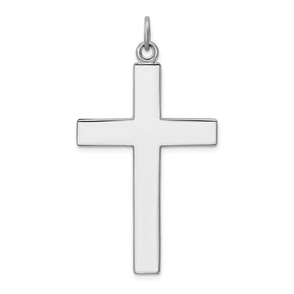 Sterlingsilber Rhodiniert Kreuz Lord Gebet Anhänger