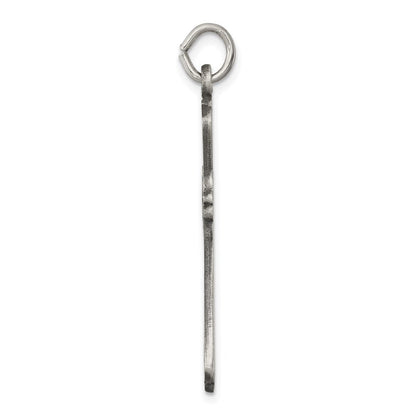 Sterlingsilber Antikisiert Kreuz Anhänger