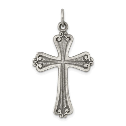 Sterlingsilber Antikisiert Kreuz Anhänger