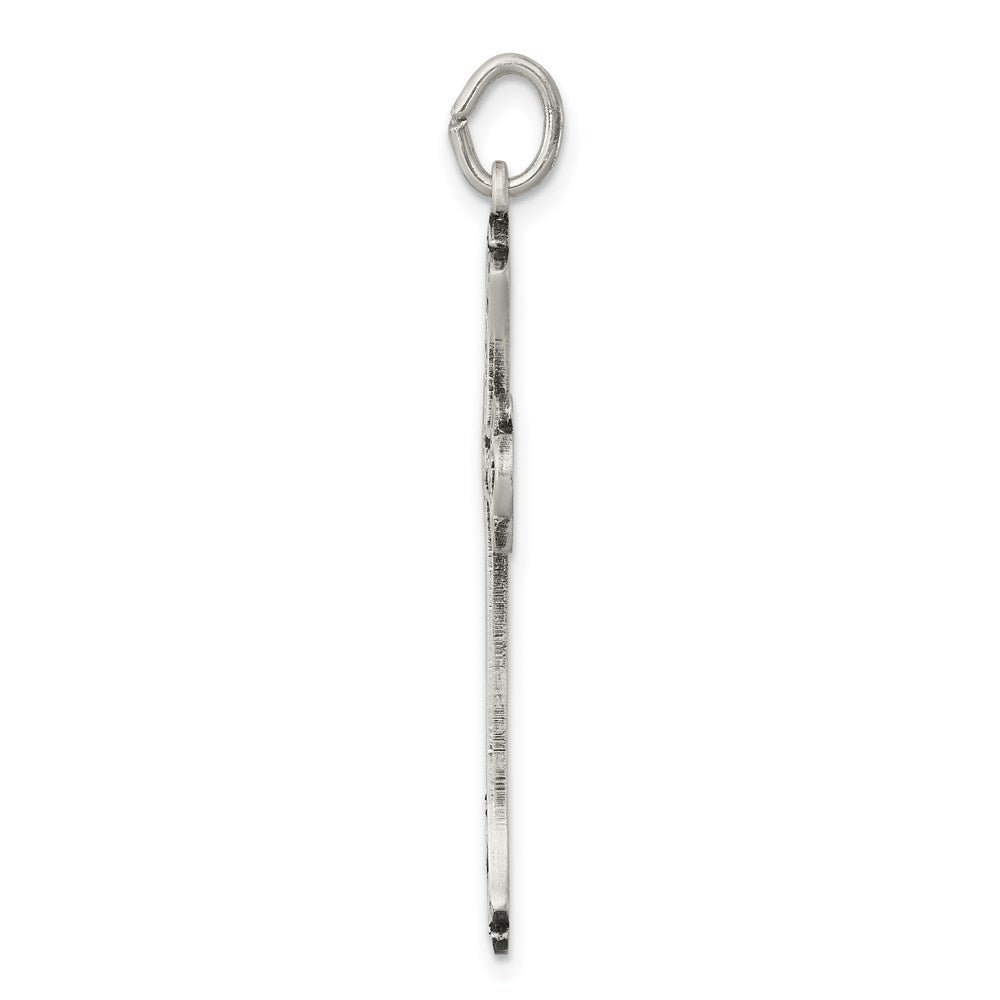 Sterlingsilber Antikisiert Kreuz Anhänger