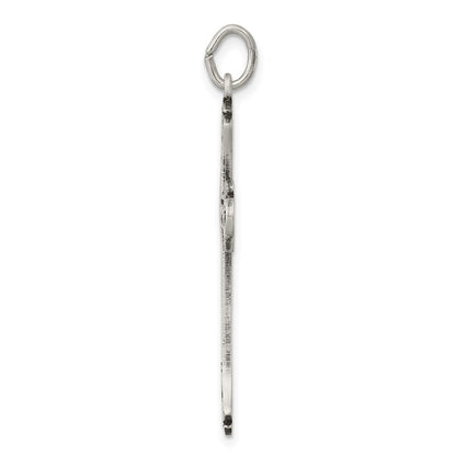 Sterlingsilber Antikisiert Kreuz Anhänger