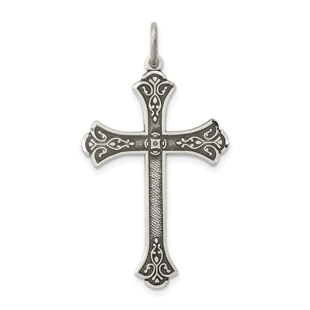 Sterlingsilber Antikisiert Kreuz Anhänger