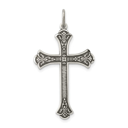 Sterlingsilber Antikisiert Kreuz Anhänger
