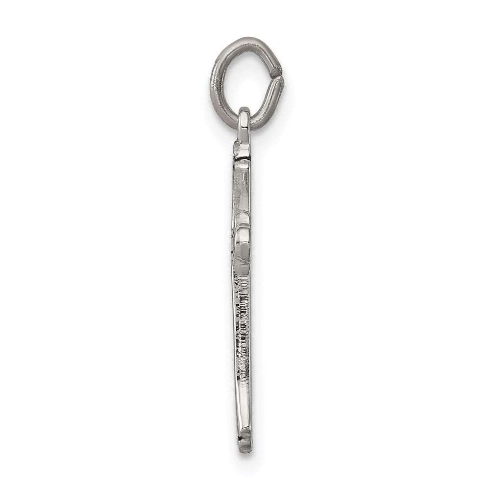 Sterlingsilber Antikisiert Kreuz Charm