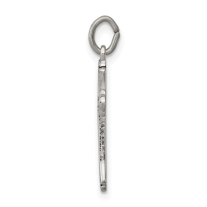 Sterlingsilber Antikisiert Kreuz Charm