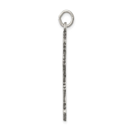 Sterlingsilber Antikisiert Kreuz Anhänger