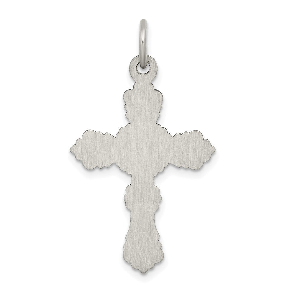 Sterlingsilber Antikisiert Kreuz Anhänger