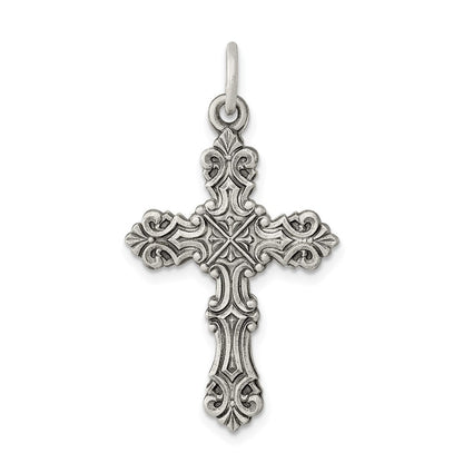 Sterlingsilber Antikisiert Kreuz Anhänger