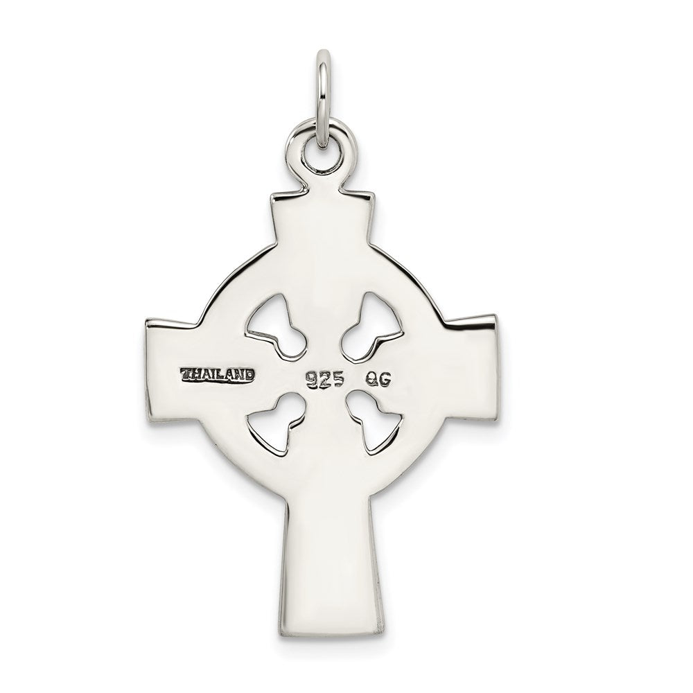 Sterlingsilber Antikisiert Keltisch Kreuz Charm