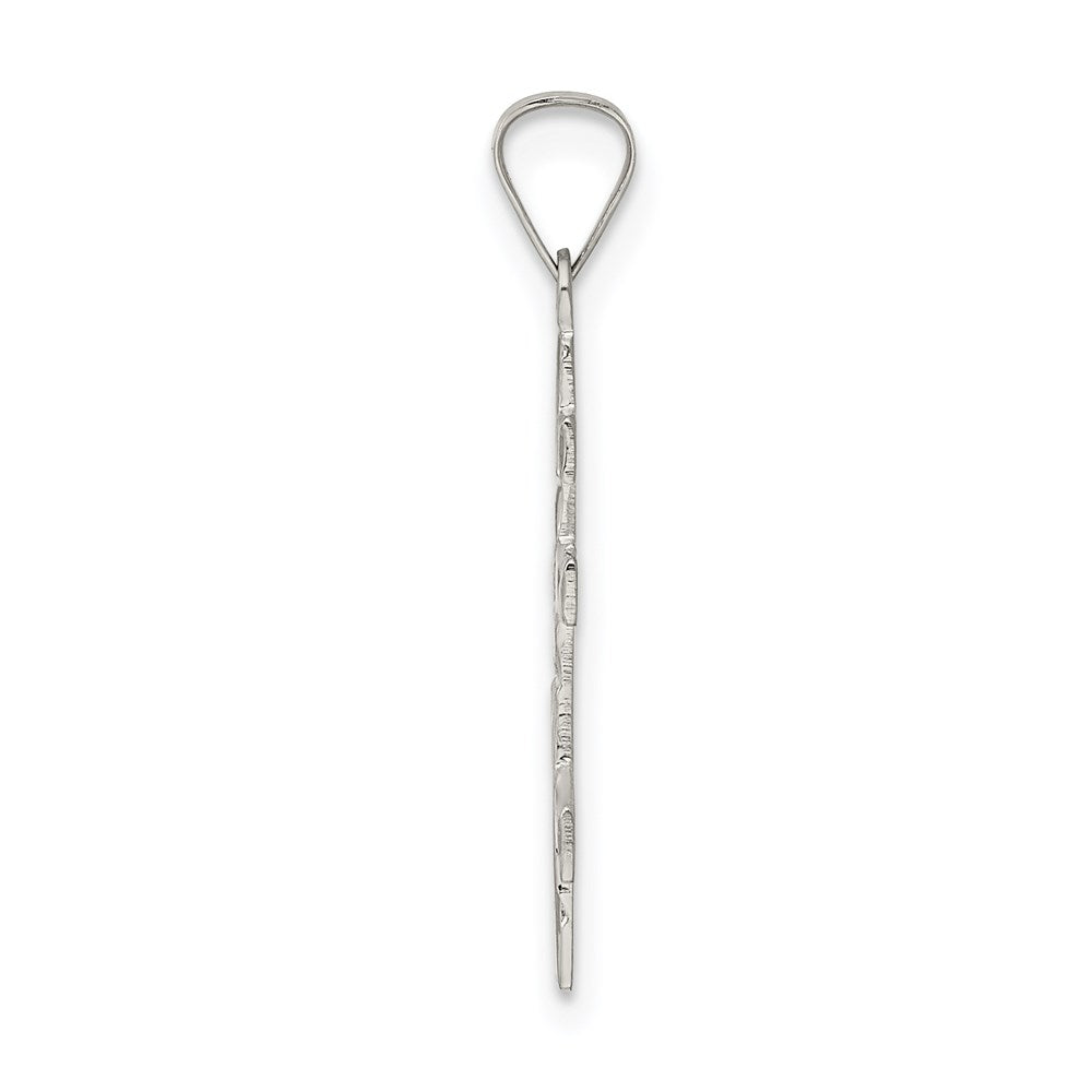 Sterlingsilber Eastern Orthodox Kreuz Charm