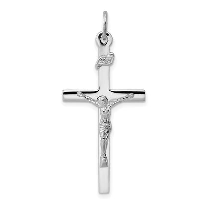 Sterlingsilber Rhodiniert Inri Kruzifix Anhänger