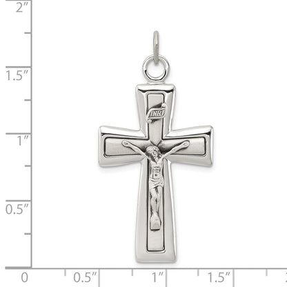 Sterlingsilber Inri Kruzifix Anhänger
