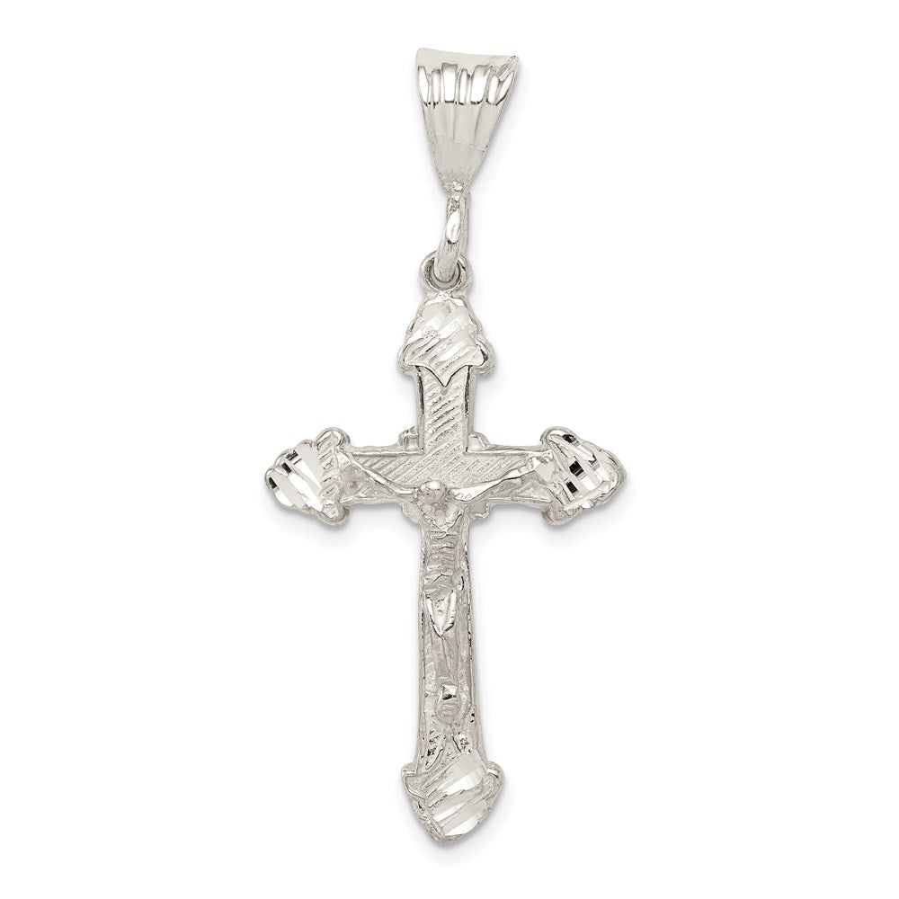 Sterlingsilber Diamantiert Kruzifix Anhänger
