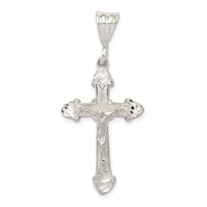 Sterlingsilber Diamantiert Kruzifix Anhänger