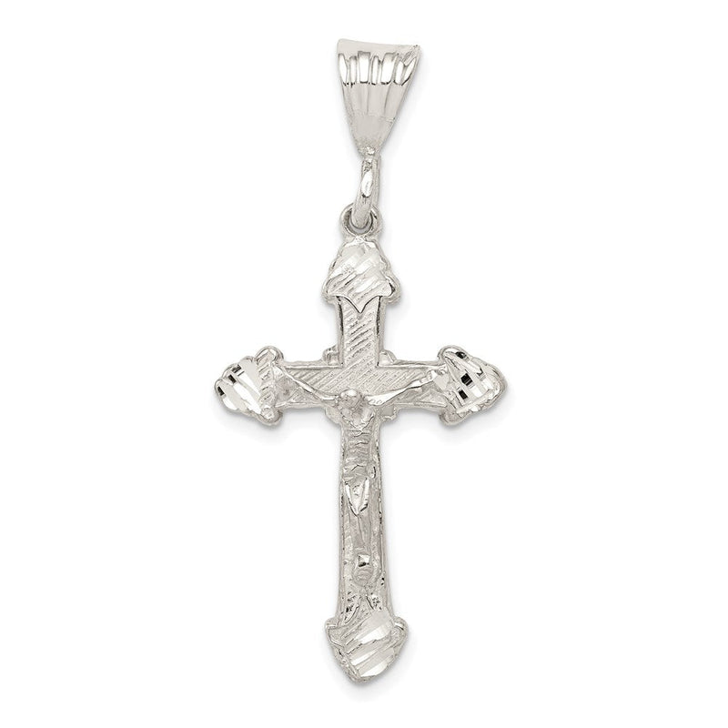 Sterlingsilber Diamantiert Kruzifix Anhänger