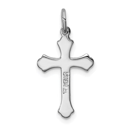 Sterlingsilber Rhodiniert & Vermeil Kruzifix Charm
