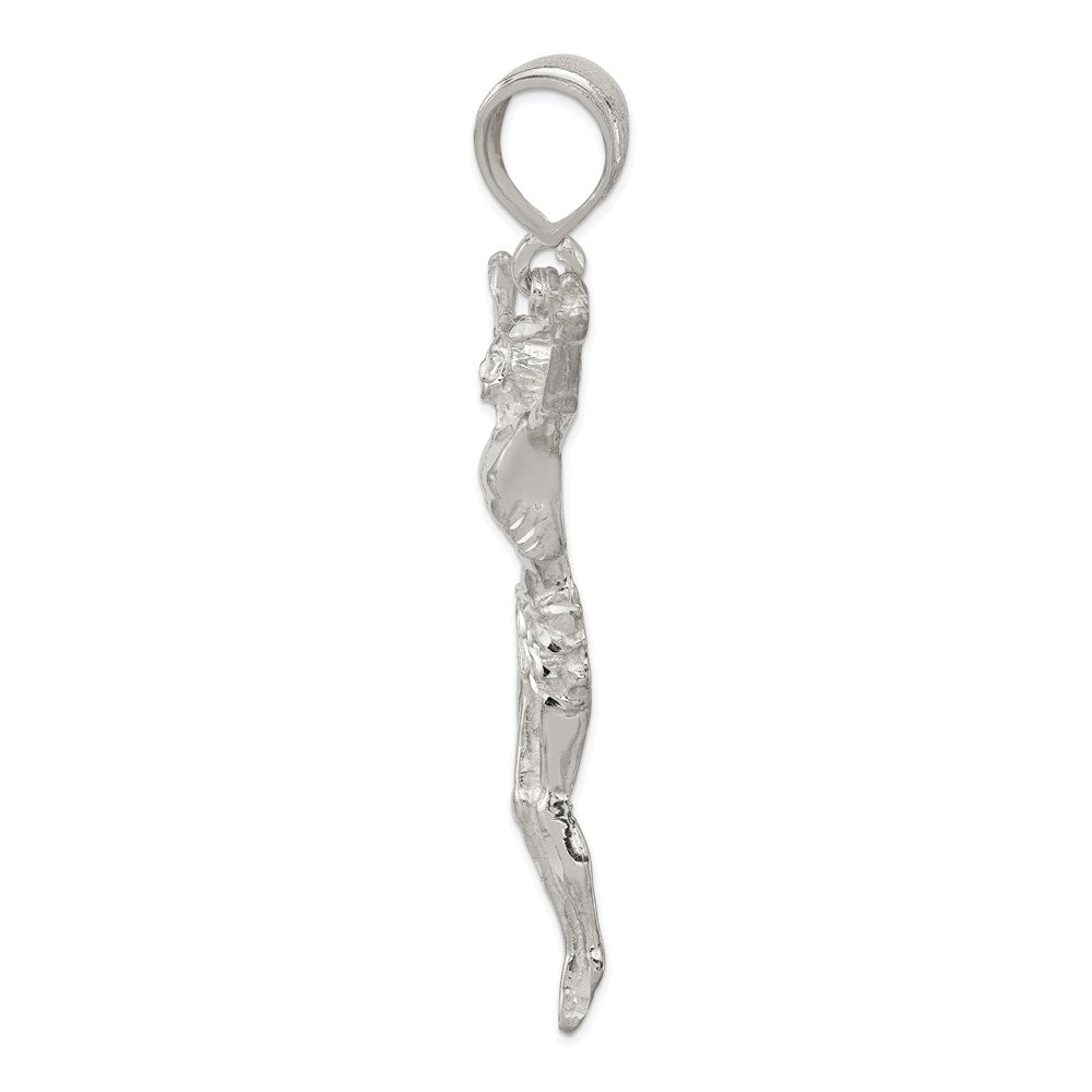 Sterlingsilber Corpus (crucified Christus) Anhänger