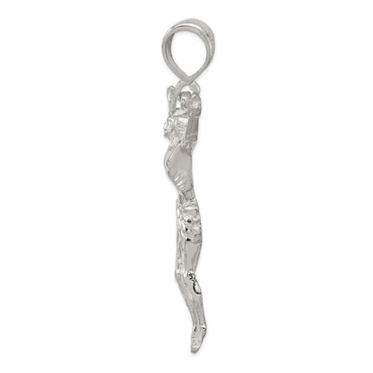 Sterlingsilber Corpus (crucified Christus) Anhänger