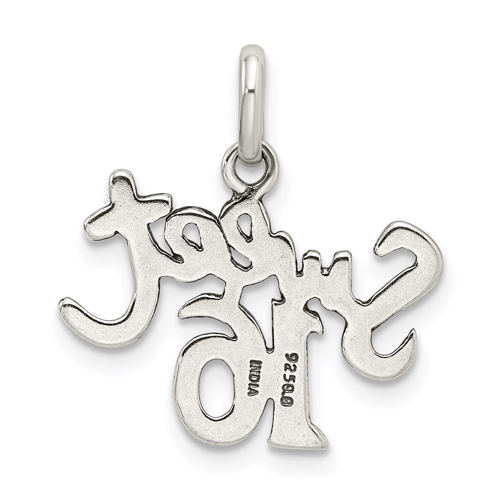 Sterlingsilber Süß 16 Charm