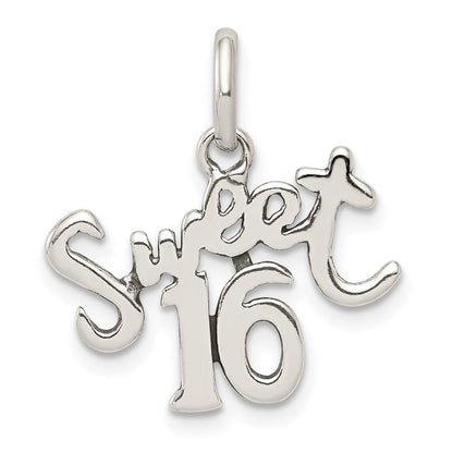 Sterlingsilber Süß 16 Charm