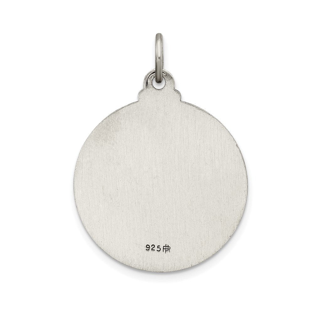 Sterlingsilber Antikisiert Ecce Homo Medaille